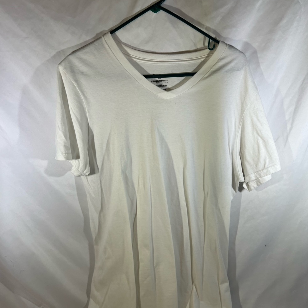 Goodfellow & Co White V-Neck Tee